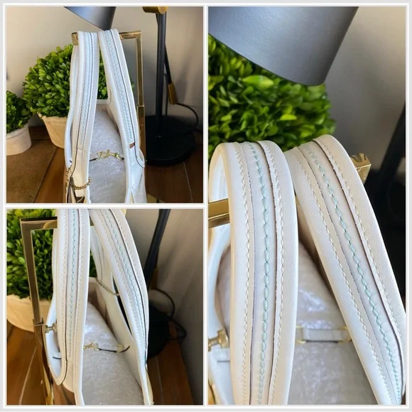 2006 Coach Y2K Scraf Print Ergo Turquoise Khaki Brown HTF - Picture 13 of 17